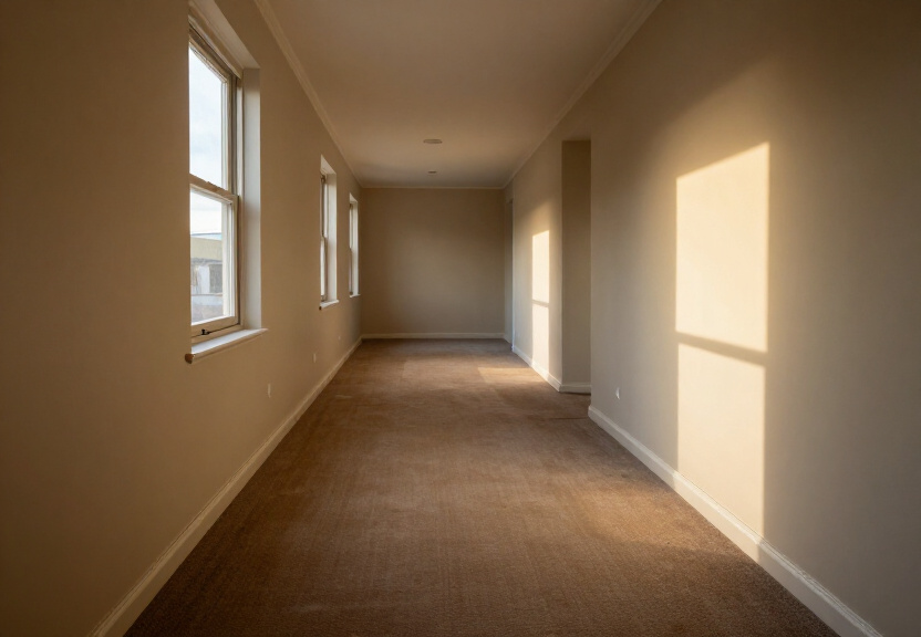 Restored living room in Minto Heights after flood damage repair